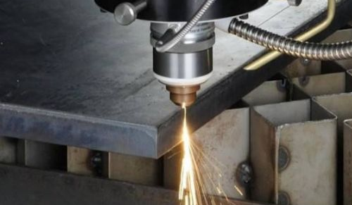 激光切割5CM厚不鏽鋼