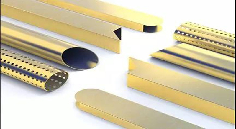 激光切割機切割銅材(cái)樣品