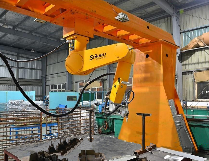 龍門倒裝機械手激光切割（gē）機